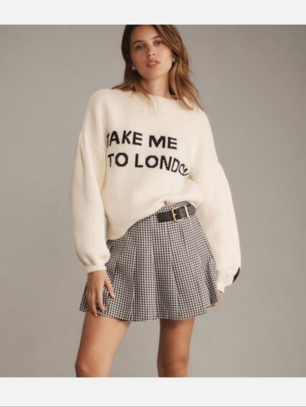 MAEVE TAKE ME TO LONDON ANTHROPOLOGIE SWEATER